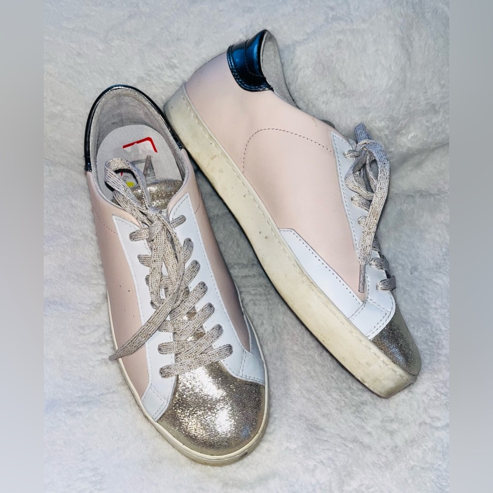 ONE Footwear Shimmery Lace Up Sneakers sz 8